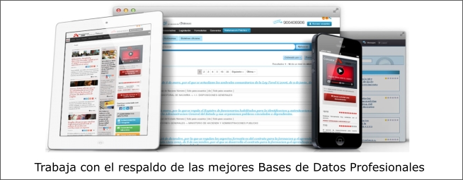 Trabaja con el respaldo de la mejor Base de Datos Profesinales